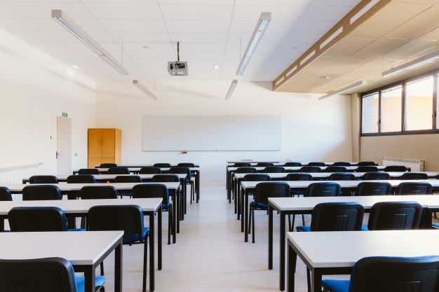 empty classroom
